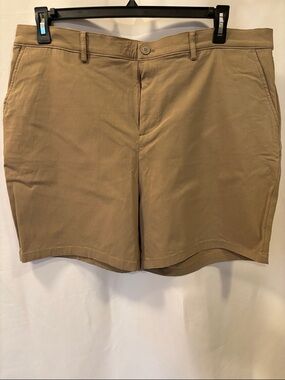 Pure Navy Essentials Tan Shorts with Pockets - Waist US 38